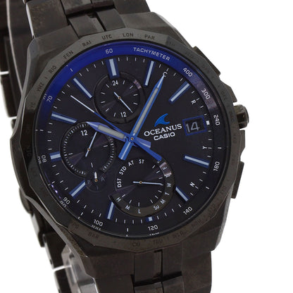 CASIO カシオ OCW-S5000B-1AJF オシアナス マンタ S5000シリーズ 腕時計 チタン メンズ 中古