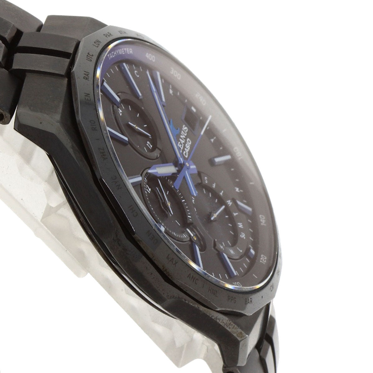CASIO カシオ OCW-S5000B-1AJF オシアナス マンタ S5000シリーズ 腕時計 チタン メンズ 中古