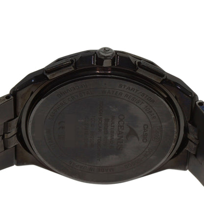 CASIO カシオ OCW-S5000B-1AJF オシアナス マンタ S5000シリーズ 腕時計 チタン メンズ 中古