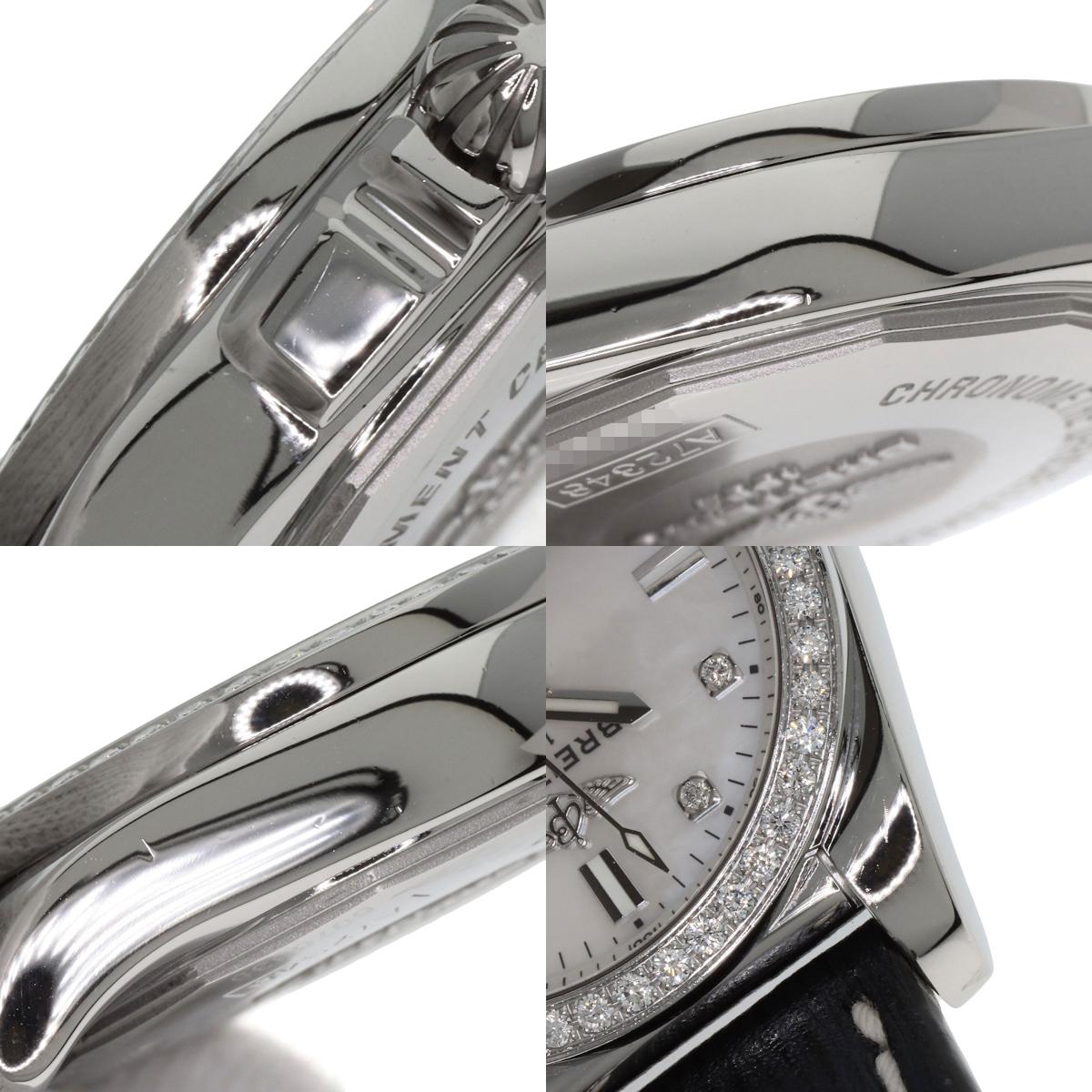 BREITLING ブライトリング A72348 ギャラクティック 29 8P・ベゼル ダイヤモンド 腕時計 SS レディース 中古