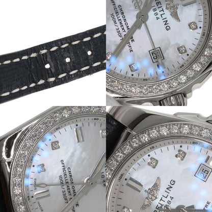 BREITLING ブライトリング A72348 ギャラクティック 29 8P・ベゼル ダイヤモンド 腕時計 SS レディース 中古