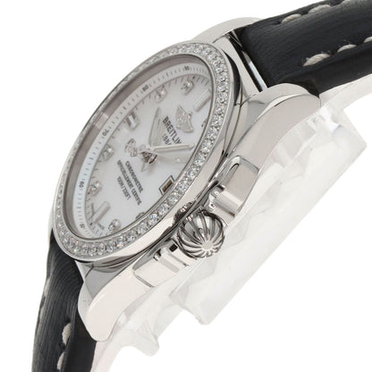 BREITLING ブライトリング A72348 ギャラクティック 29 8P・ベゼル ダイヤモンド 腕時計 SS レディース 中古