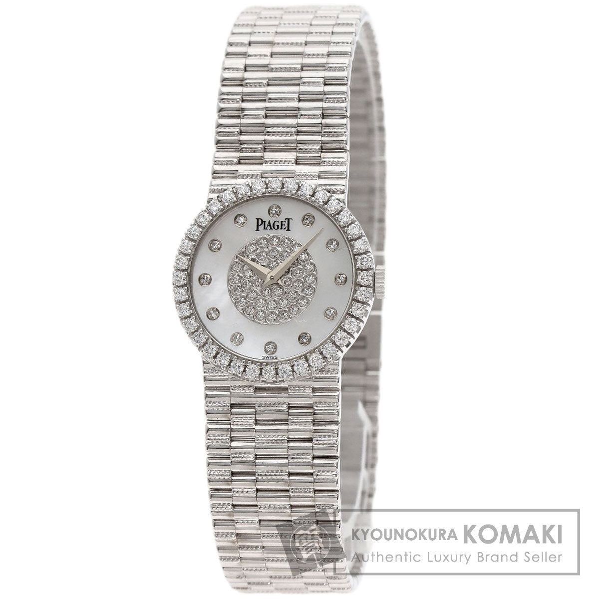 PIAGET ピアジェ 9706G2 トラディション ダイヤモンド 腕時計 K18WG レディース 中古