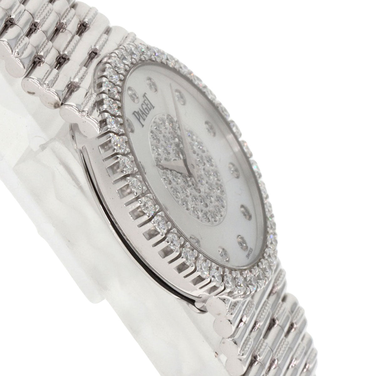 PIAGET ピアジェ 9706G2 トラディション ダイヤモンド 腕時計 K18WG レディース 中古