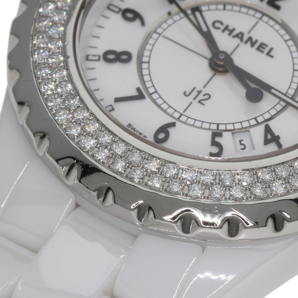 シャネル H0967 J12 33mm ベゼルダイヤモンド 腕時計 中古 商品画像14