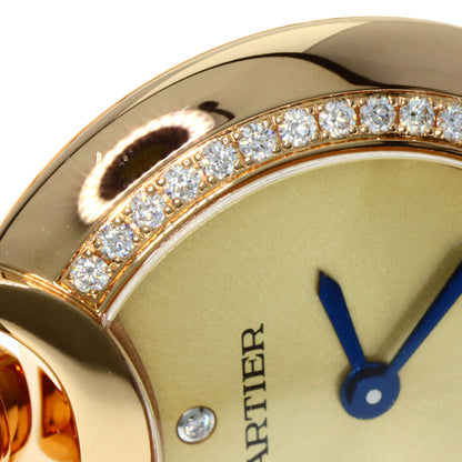 CARTIER カルティエ HPI01381 パンテール 未使用 時刻合わせピン付 ダイヤモンド 腕時計 K18PG レディース 中古