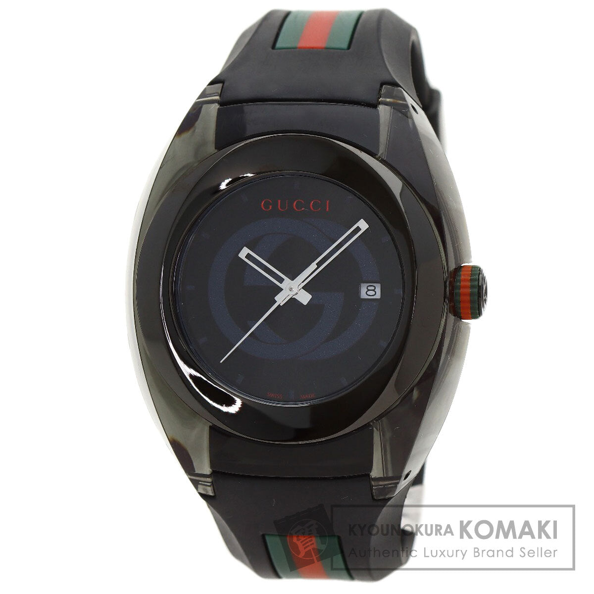 GUCCI グッチ 137.1 SYNC シンク シェリーライン 腕時計 SS メンズ 中古