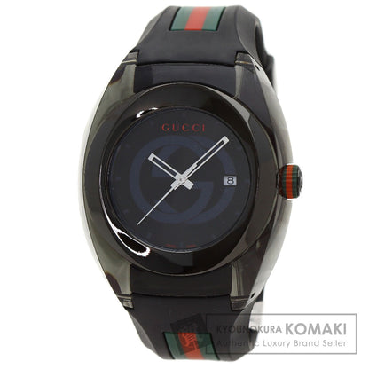 GUCCI グッチ 137.1 SYNC シンク シェリーライン 腕時計 SS メンズ 中古