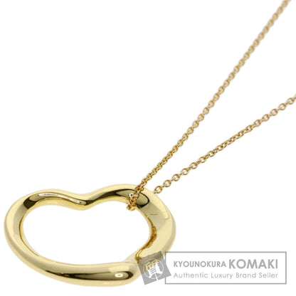 TIFFANY&Co. ティファニー オープンハート ネックレス K18YG レディース 中古