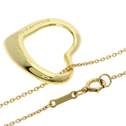 TIFFANY&Co. ティファニー オープンハート ネックレス K18YG レディース 中古