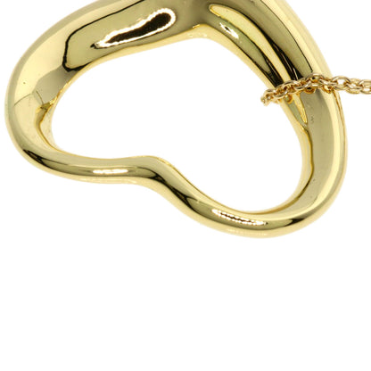 TIFFANY&Co. ティファニー オープンハート ネックレス K18YG レディース 中古