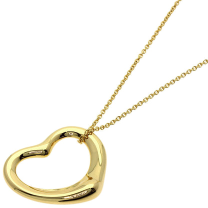 TIFFANY&Co. ティファニー オープンハート ネックレス K18YG レディース 中古