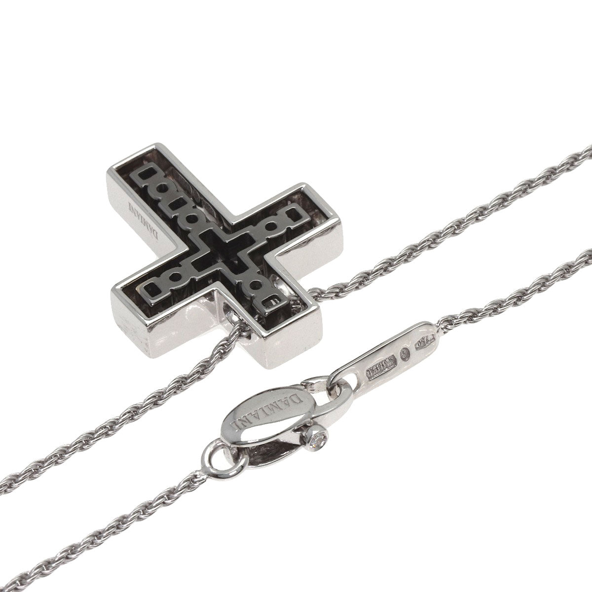 ダミアーニ ベルエポック クロスモチーフ ブラックダイヤモンド ネックレス 中古 商品画像3