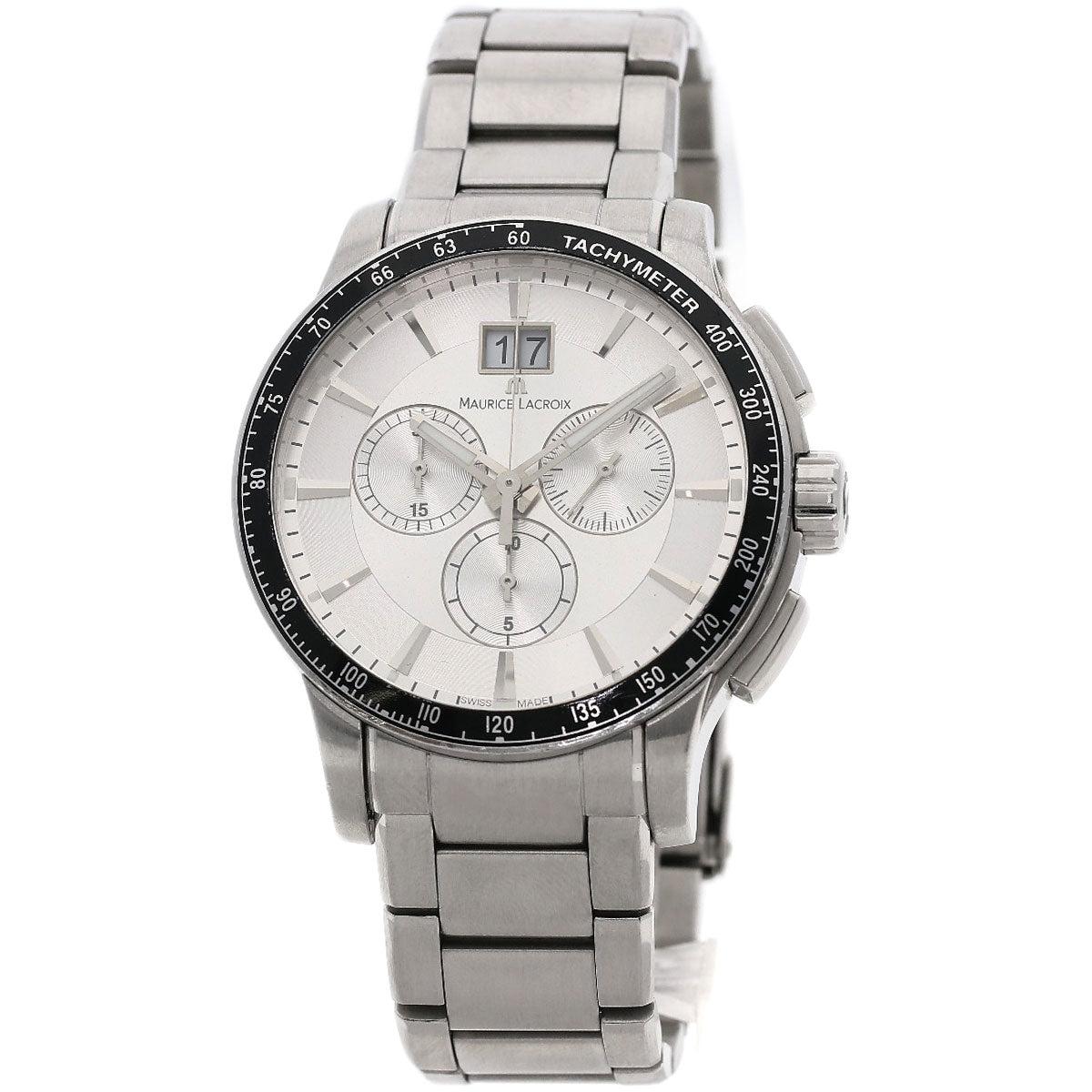 MAURICE LACROIX モーリスラクロア MI1098 ミロス クロノ 腕時計 SS メンズ 中古