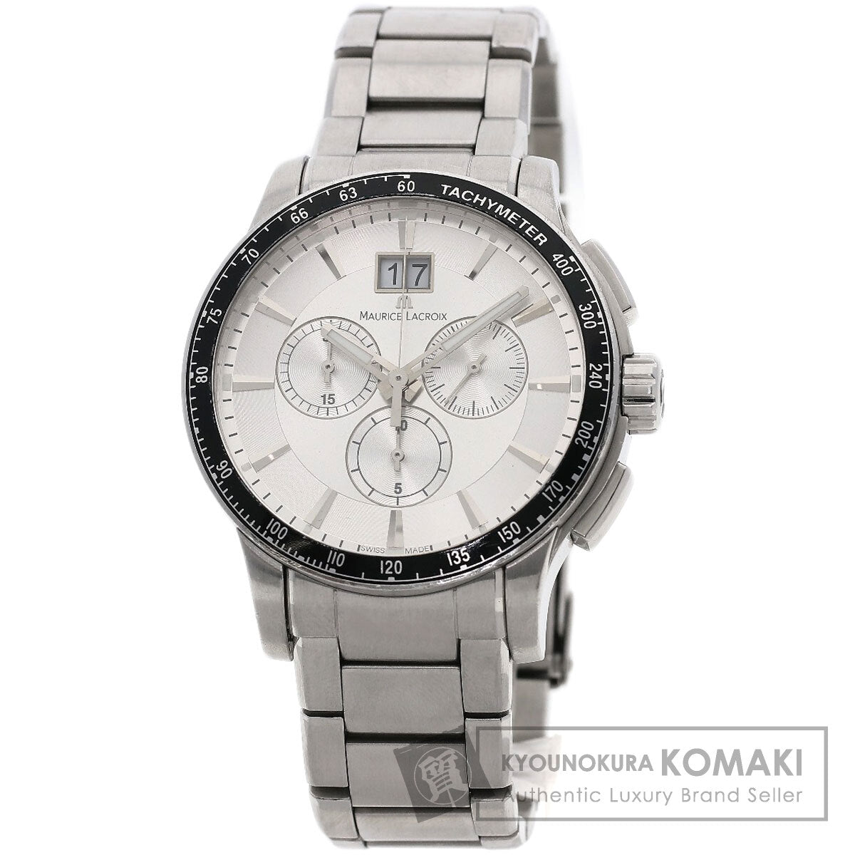 MAURICE LACROIX モーリスラクロア MI1098 ミロス クロノ 腕時計 SS メンズ 中古