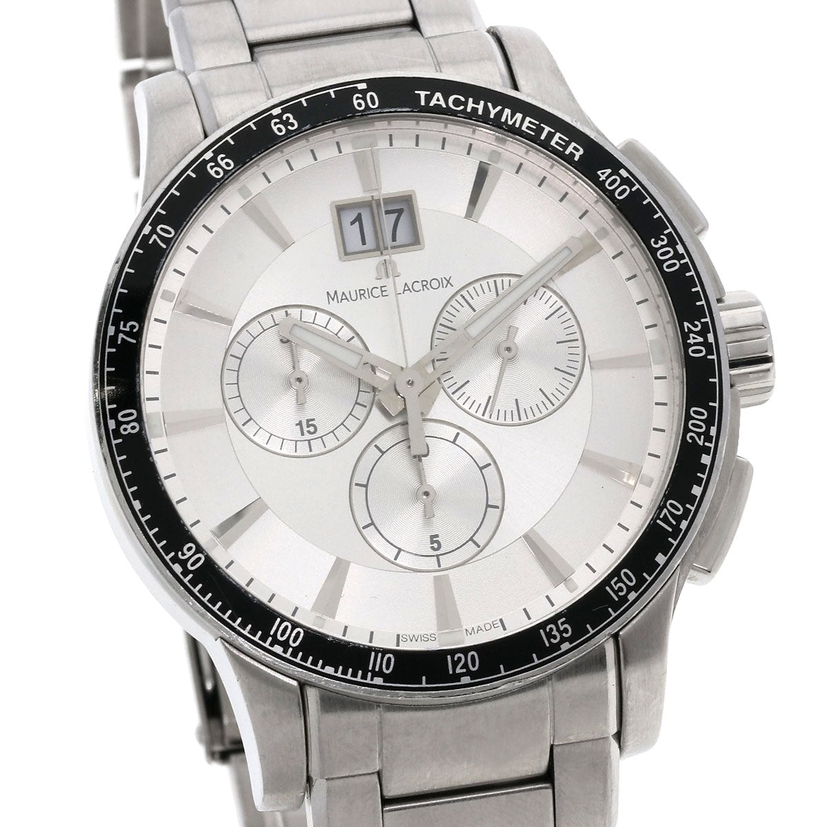 MAURICE LACROIX モーリスラクロア MI1098 ミロス クロノ 腕時計 SS メンズ 中古