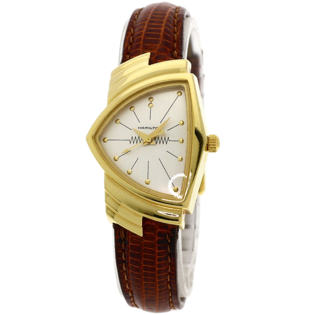 HAMILTON ハミルトン 6528 ベンチュラ 腕時計 GP レディース 中古