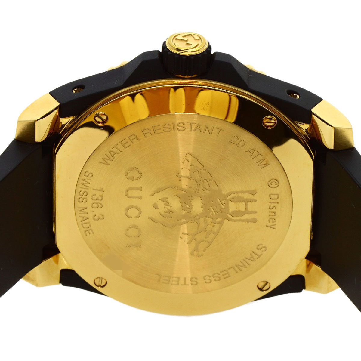 GUCCI グッチ 136.3 DIVE 三匹の子豚 腕時計 GP メンズ 中古