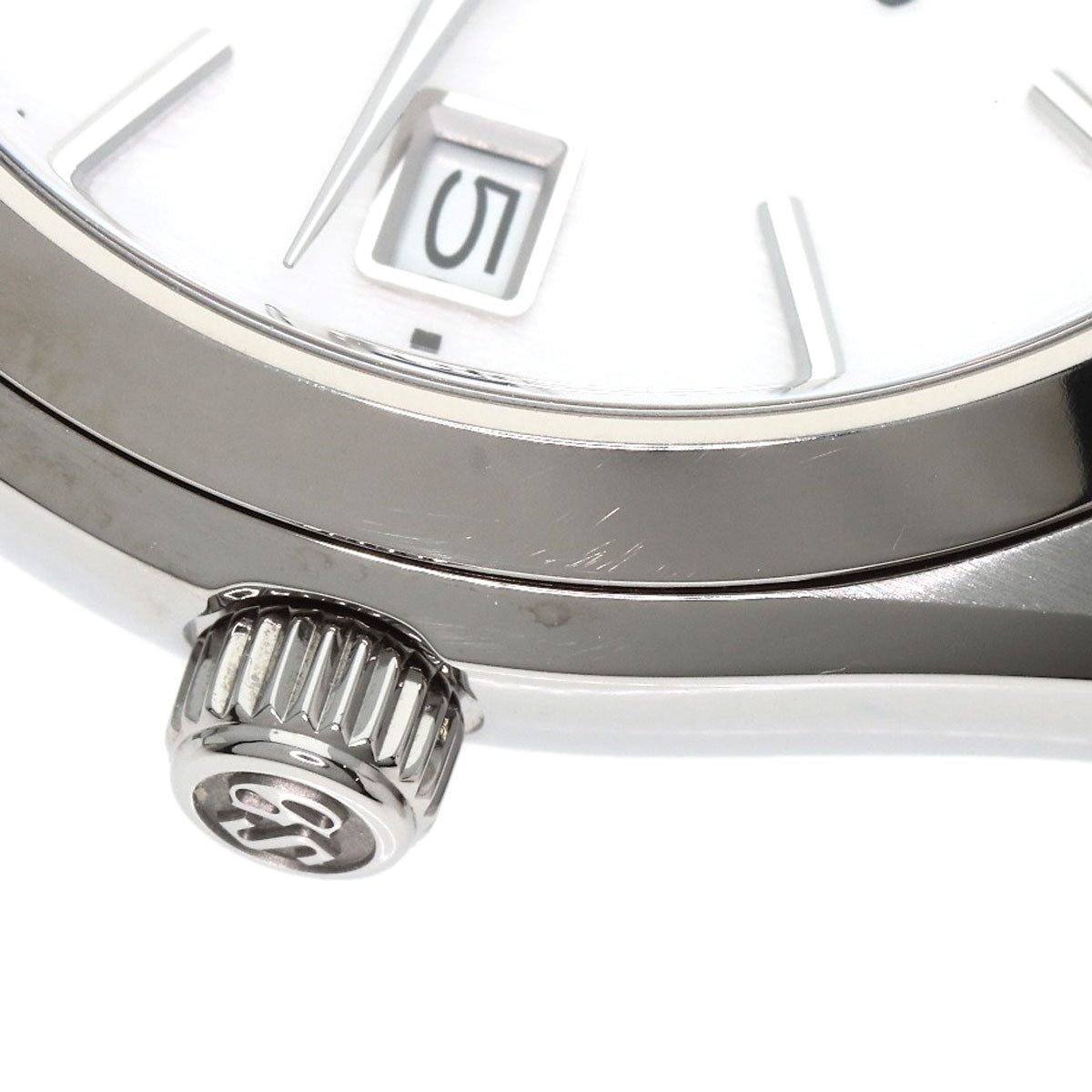 SEIKO セイコー SBGX355 グランドセイコー ヘリテージコレクション 雪白 腕時計 チタン メンズ 中古