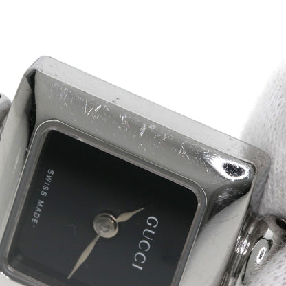 GUCCI グッチ 1900L スクエアフェイス バングル 腕時計 SS レディース 中古