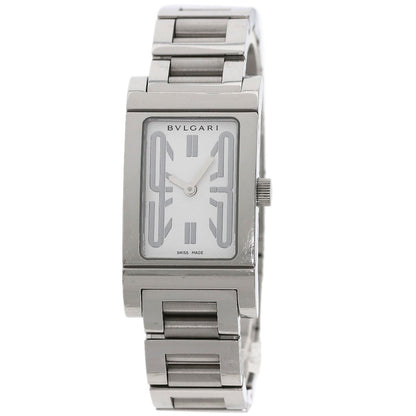 BVLGARI ブルガリ RT39S レッタンゴロ 腕時計 SS レディース 中古