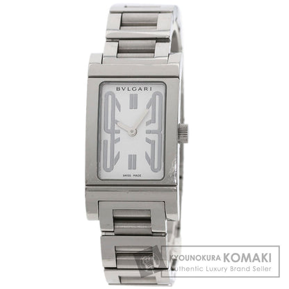 BVLGARI ブルガリ RT39S レッタンゴロ 腕時計 SS レディース 中古