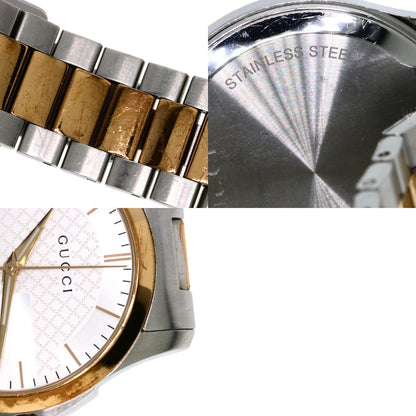 GUCCI グッチ 126.4 ラウンドフェイス 腕時計 SS メンズ 中古