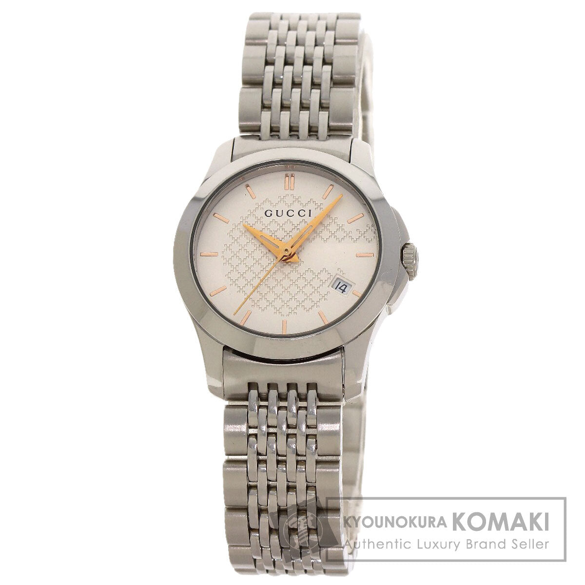 GUCCI グッチ YA126565 Gタイムレス 126.5 腕時計 SS レディース 中古