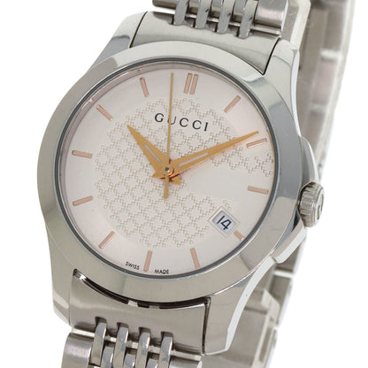 GUCCI グッチ YA126565 Gタイムレス 126.5 腕時計 SS レディース 中古