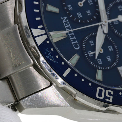 CITIZEN シチズン V010-6772F ラウンドフェイス 腕時計 SS メンズ 中古