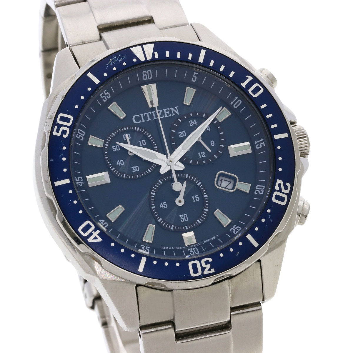 CITIZEN シチズン V010-6772F ラウンドフェイス 腕時計 SS メンズ 中古