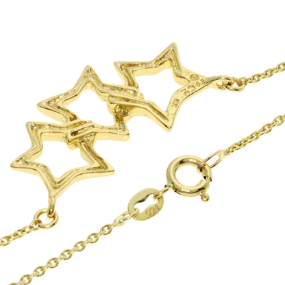 TIFFANY&Co. ティファニー トリプルスター ネックレス K18YG レディース 中古
