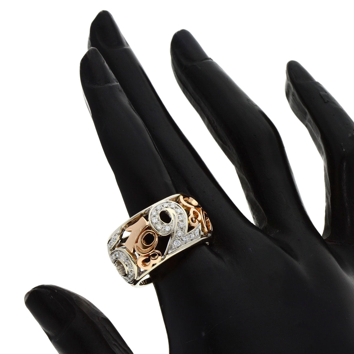 FRANCK MULLER フランクミュラー タリスマン ダイヤモンド リング・指輪 K18PG レディース 中古