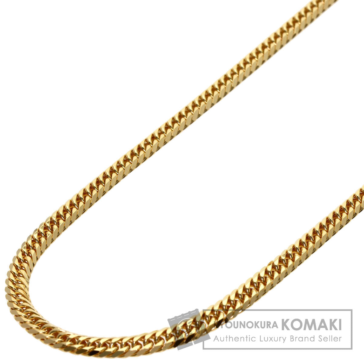SELECT JEWELRY セレクトジュエリー 喜平 キヘイ 6面 ダブル ネックレス K18YG メンズ 中古