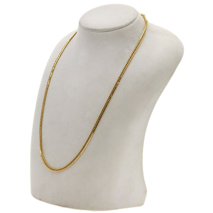 SELECT JEWELRY セレクトジュエリー 喜平 キヘイ 6面 ダブル ネックレス K18YG メンズ 中古