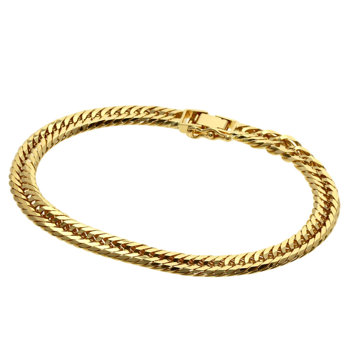 SELECT JEWELRY セレクトジュエリー 喜平 キヘイ 12面 トリプル ブレスレット K18YG レディース 中古