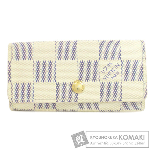 LOUIS VUITTON ルイヴィトン N60020 ミュルティクレ4 キーケース ダミエキャンバス レディース 中古