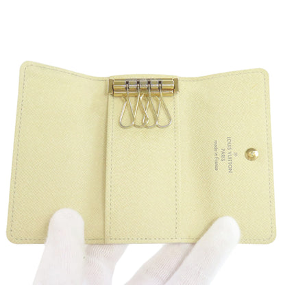 LOUIS VUITTON ルイヴィトン N60020 ミュルティクレ4 キーケース ダミエキャンバス レディース 中古