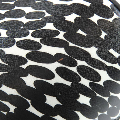 kate spade ケイトスペード 総柄 2WAY ハンドバッグ PVC レディース 中古