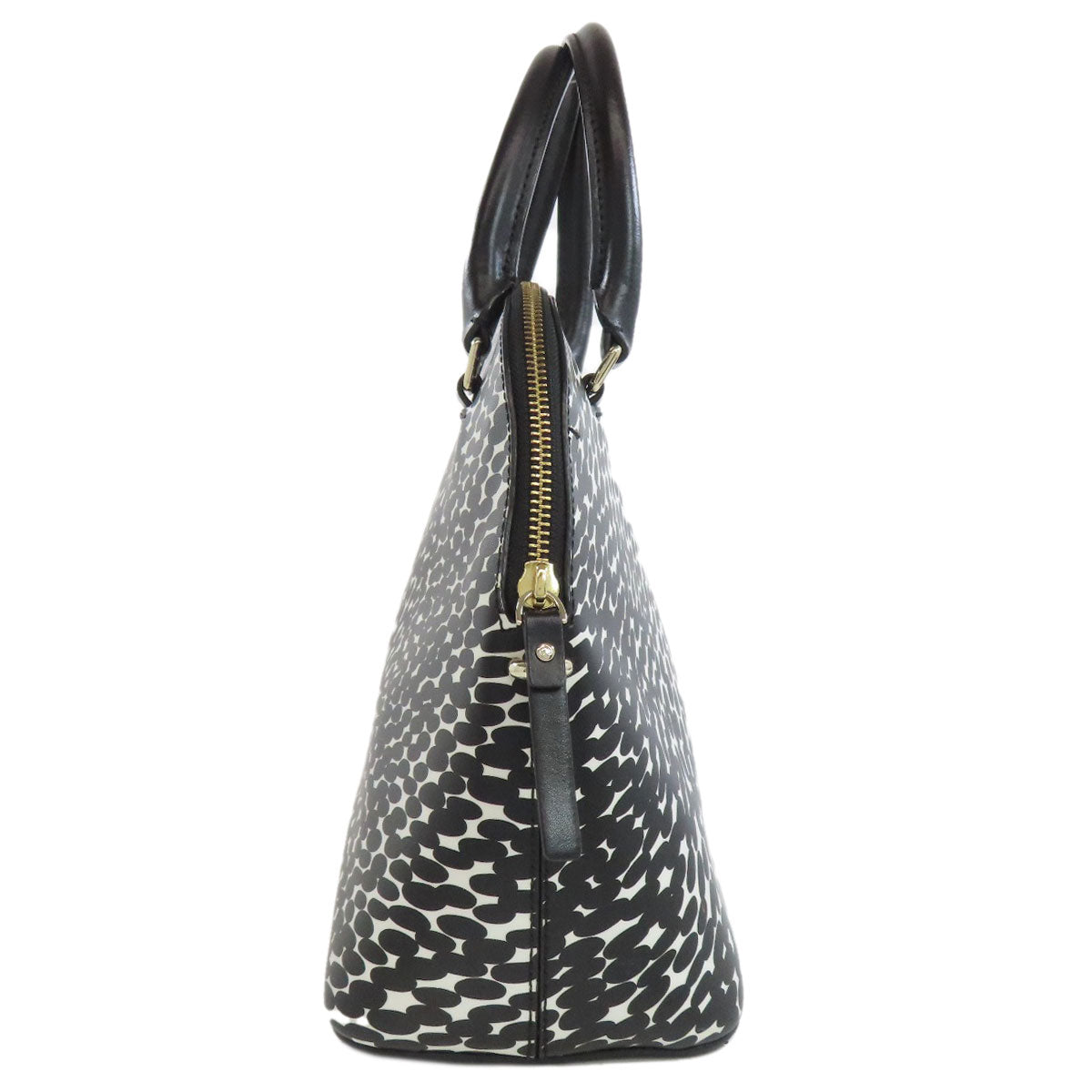 kate spade ケイトスペード 総柄 2WAY ハンドバッグ PVC レディース 中古