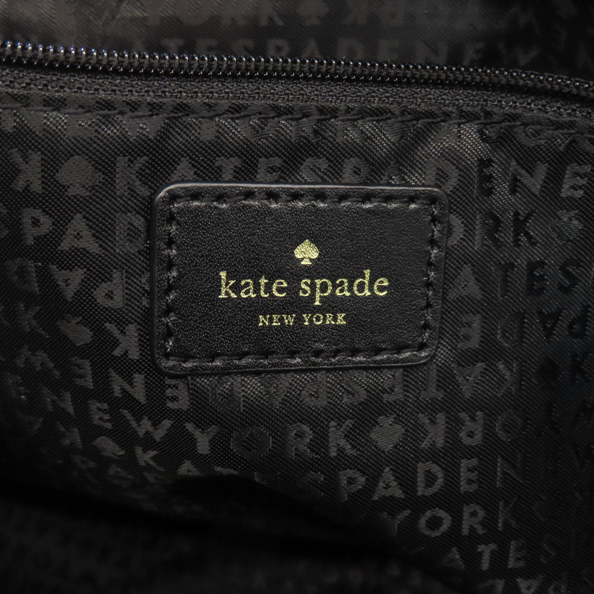 kate spade ケイトスペード 総柄 2WAY ハンドバッグ PVC レディース 中古