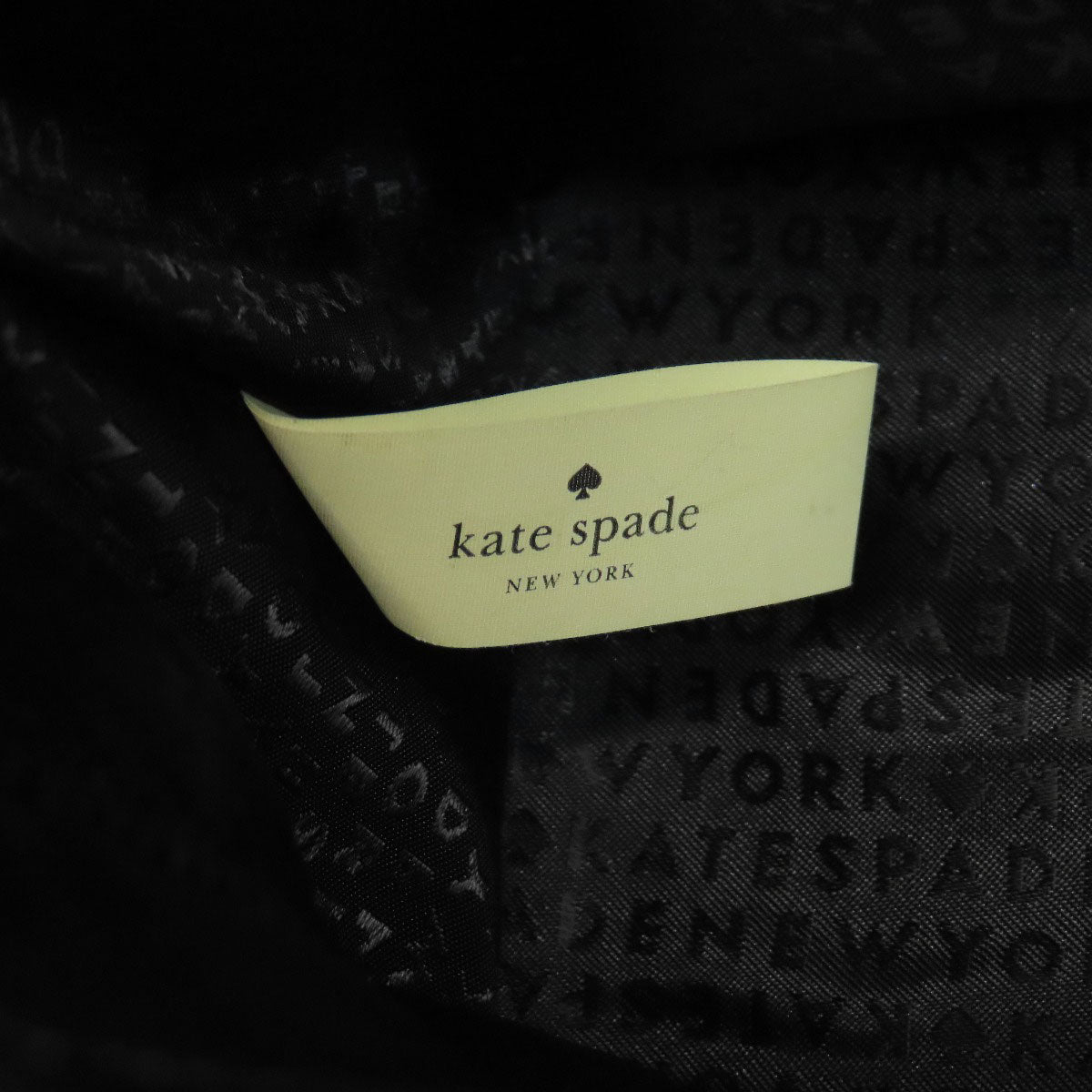 kate spade ケイトスペード 総柄 2WAY ハンドバッグ PVC レディース 中古