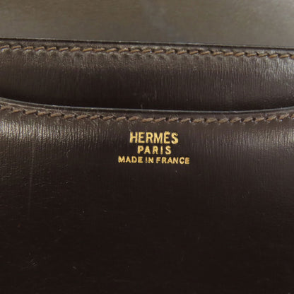 HERMES エルメス コンスタンスミニ ゴールド金具 ショルダーバッグ ボックスカーフ レディース 中古