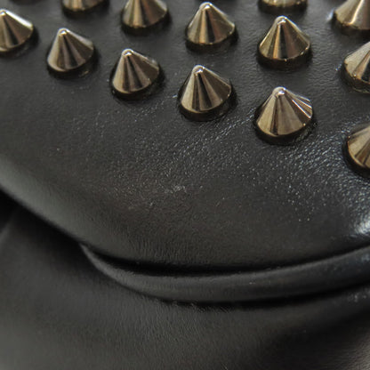 Christian Louboutin クリスチャンルブタン スパイク ショルダーバッグ レザー レディース 中古