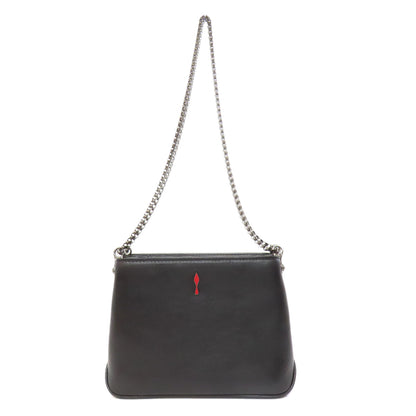 Christian Louboutin クリスチャンルブタン スパイク ショルダーバッグ レザー レディース 中古