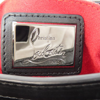 Christian Louboutin クリスチャンルブタン スパイク ショルダーバッグ レザー レディース 中古