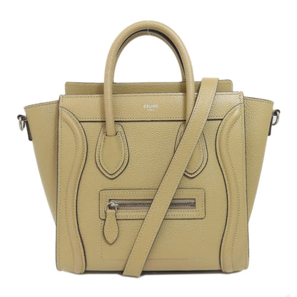 CELINE セリーヌ ラゲージナノ 2WAY ハンドバッグ カーフ レディース 中古