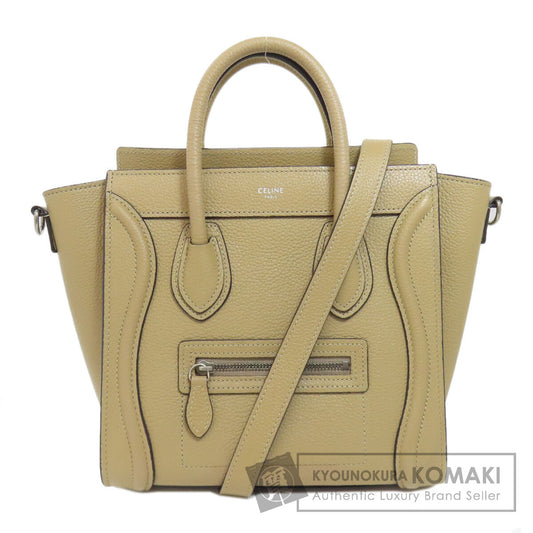 CELINE セリーヌ ラゲージナノ 2WAY ハンドバッグ カーフ レディース 中古