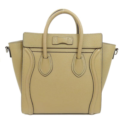 CELINE セリーヌ ラゲージナノ 2WAY ハンドバッグ カーフ レディース 中古