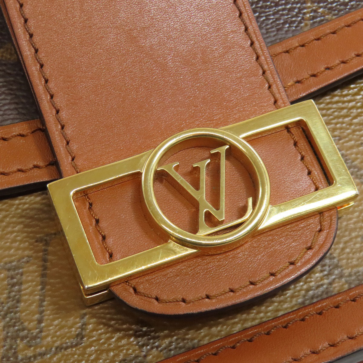 LOUIS VUITTON ルイヴィトン M44586 バムバッグ ドーフィーヌ ボディバッグ モノグラムリバース レディース 中古